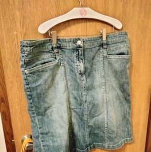 Jean skirt
